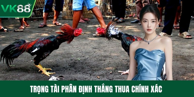 Trọng tài phân định thắng thua chính xác 